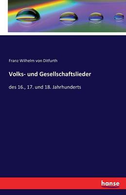 Book cover for Volks- und Gesellschaftslieder