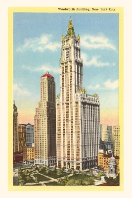 Book cover for Vintage Journal Woolworth Building, New York City
