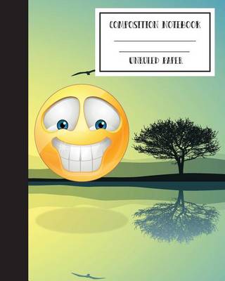 Book cover for Emoji Journal UnRuled Composition Notebook To Write In, 8x10",120P, Workbook