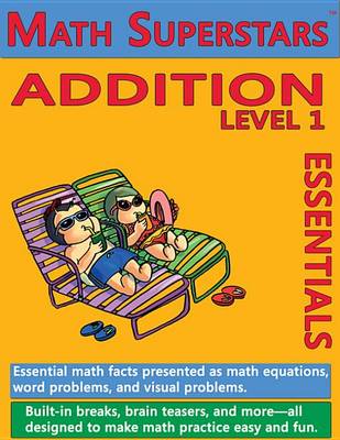 Book cover for Math Superstars Addition Level 1