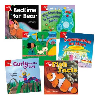 Book cover for Learn at Home:Star Reading Red Level Pack (5 fiction and 1 non-fiction book)