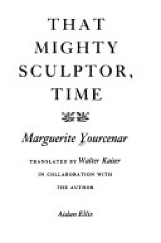 Cover of That Mighty Sculptor, Time