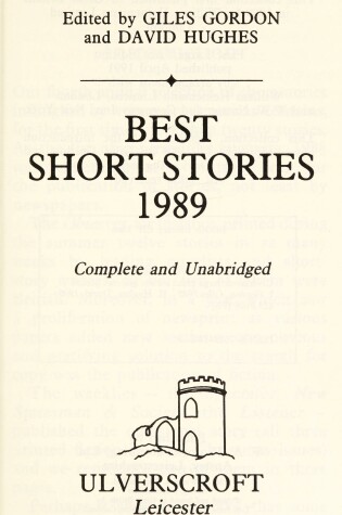 Cover of Best Short Stories