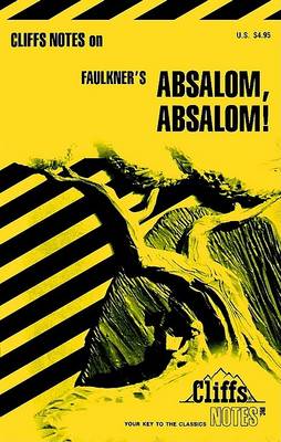 Cover of Notes on Faulkner's "Absalom, Absalom!"