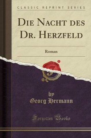 Cover of Die Nacht Des Dr. Herzfeld