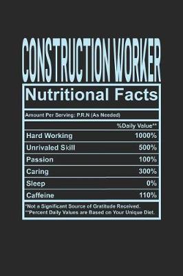 Book cover for Construction Worker Nutritional Facts