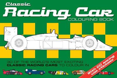 Book cover for Classic Racing Car Colouring Book