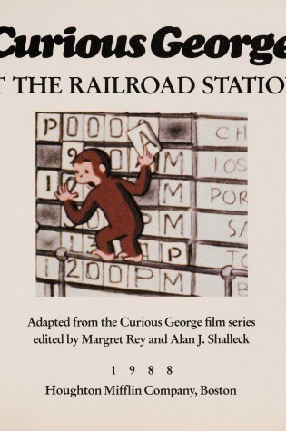 Cover of Curious George at the Railroad Station