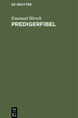 Cover of Predigerfibel