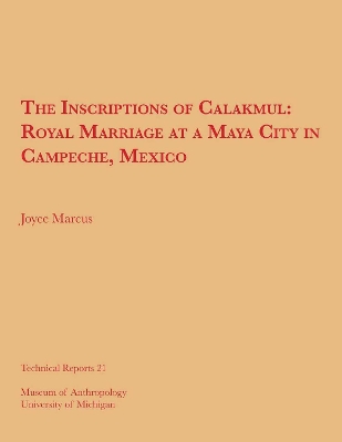 Book cover for The Inscriptions of Calakmul