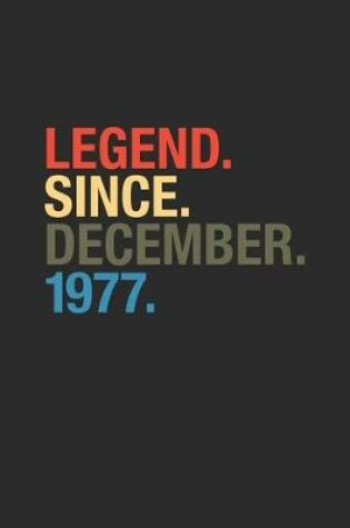 Cover of Legend Since December 1977