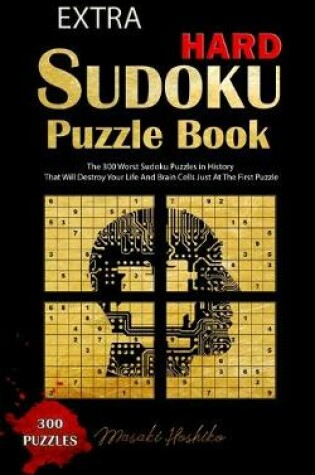 Cover of Extra Hard Sudoku Puzzle Book