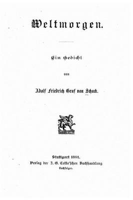 Book cover for Weltmorgen ein Gedicht