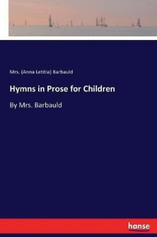 Cover of Hymns in Prose for Children