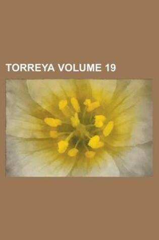 Cover of Torreya Volume 19