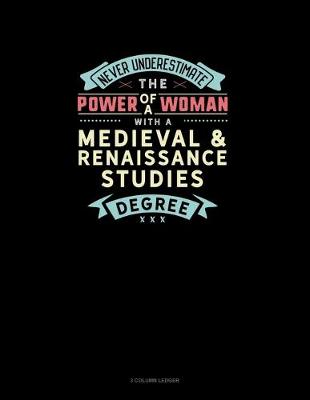 Book cover for Never Underestimate The Power Of A Woman With A Medieval & Renaissance Studies Degree