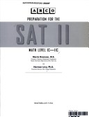 Book cover for Sat II Math