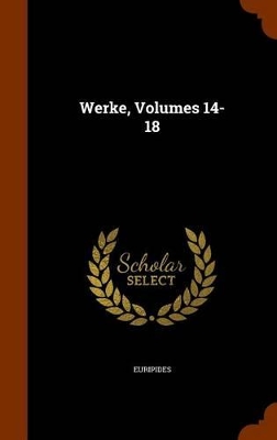 Book cover for Werke, Volumes 14-18