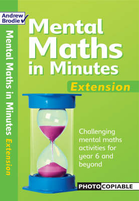 Book cover for Mental Maths in Minutes Extension