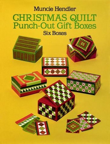 Book cover for Christmas Quilt Punch-out Gift Bozes