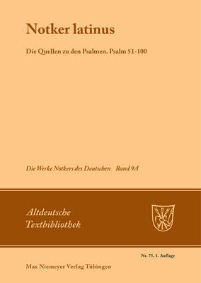 Book cover for Notker latinus. Die Quellen zu den Psalmen