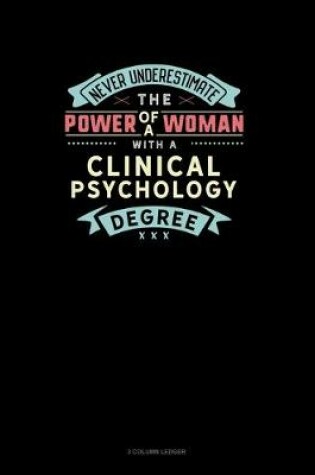 Cover of Never Underestimate The Power Of A Woman With A Clinical Psychology Degree