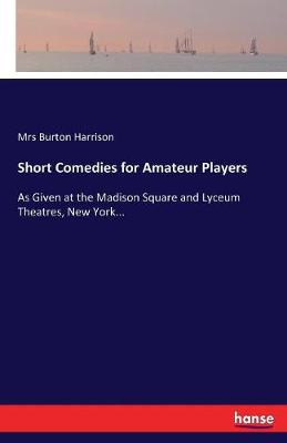 Book cover for Short Comedies for Amateur Players
