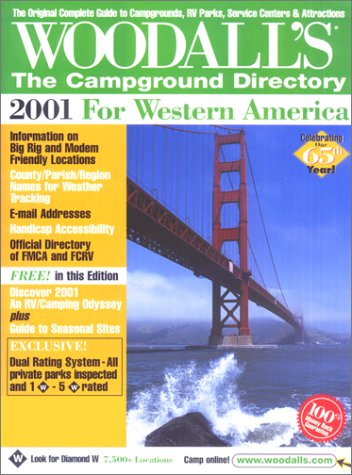 Cover of Woodall's Western Campground Directory, 2001