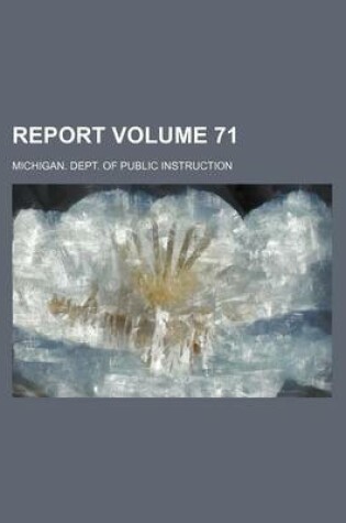 Cover of Report Volume 71