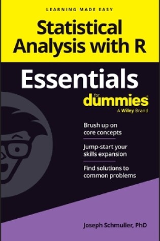 Cover of Statistical Analysis with R Essentials For Dummies