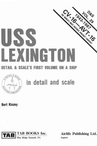 Cover of U. S. S. "Lexington"