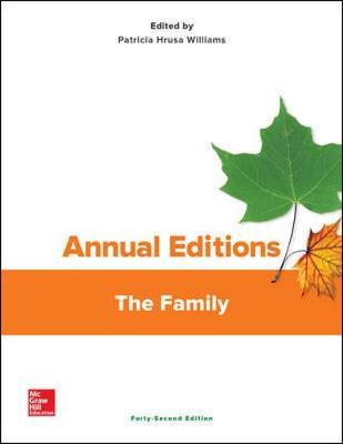 Book cover for Annual Editions: The Family, 42/e