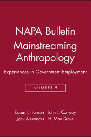 Cover of Mainstreaming Anthropology