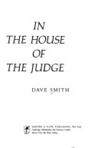 Cover of In the House of the Judge