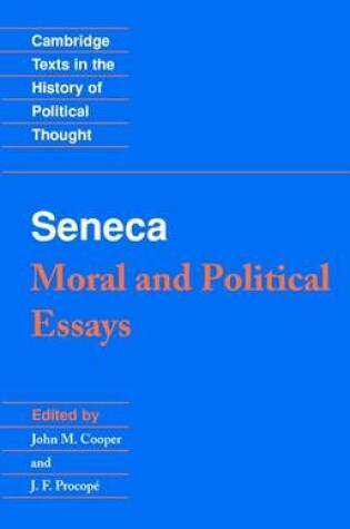 Cover of Seneca: Moral and Political Essays