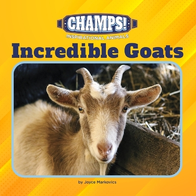 Book cover for Incredible Goats