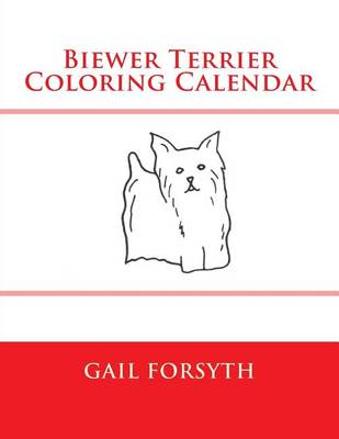 Book cover for Biewer Terrier Coloring Calendar