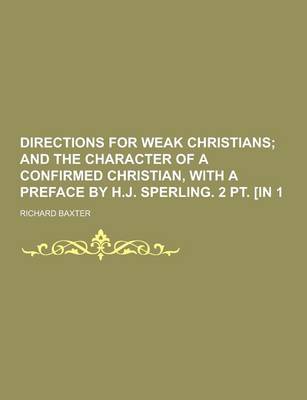 Book cover for Directions for Weak Christians