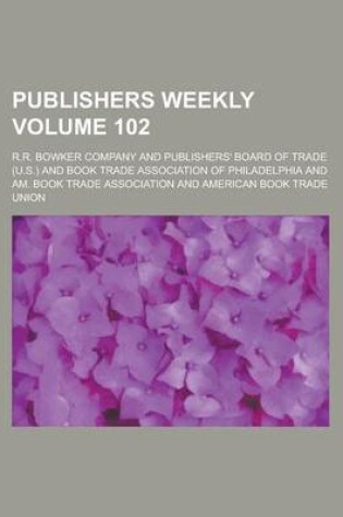 Cover of Publishers Weekly Volume 102