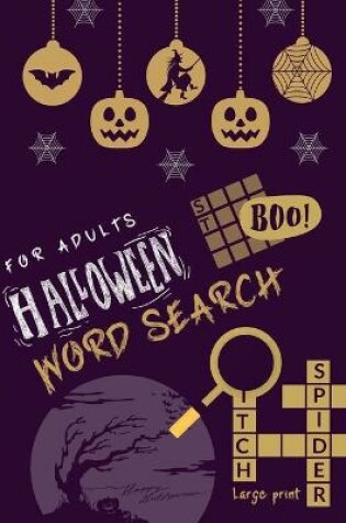 Cover of Halloween Word Search for Adults