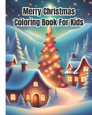 Book cover for Merry Christmas Coloring Book for Kids