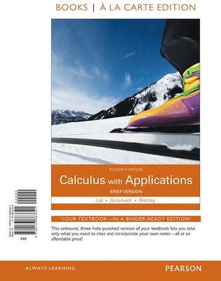 Book cover for Calculus with Applications Brief Version Books a la Carte Edition