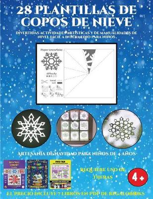 Book cover for Artesania de Navidad para ninos de 4 anos (Divertidas actividades artisticas y de manualidades de nivel facil a intermedio para ninos)