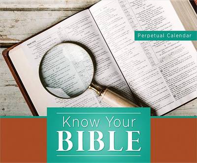 Book cover for Know Your Bible Perpetual Calendar