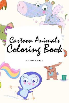 Book cover for Cartoon Animals Coloring Book for Children (6x9 Coloring Book / Activity Book)