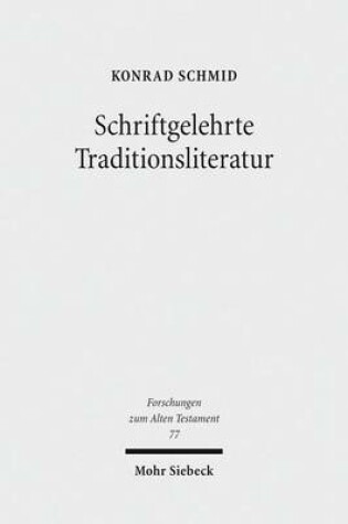 Cover of Schriftgelehrte Traditionsliteratur