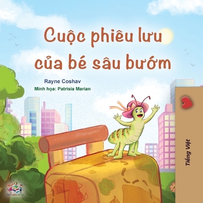 Book cover for The Traveling Caterpillar (Vietnamese Book for Kids)