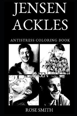 Book cover for Jensen Ackles Antistress Coloring Book