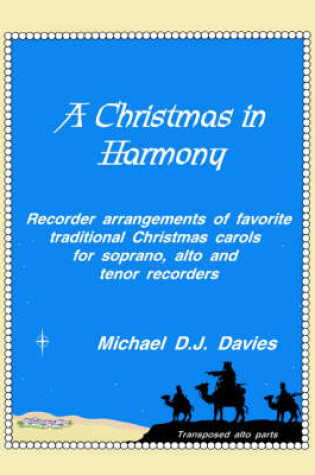 Cover of A Christmas in Harmony (Transposed Alto)