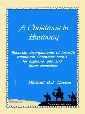 Book cover for A Christmas in Harmony (Transposed Alto)